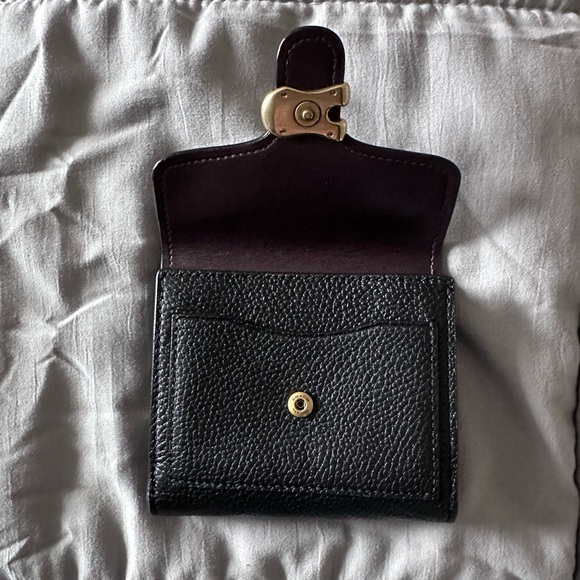 Coach Tabby Wallet in Black Pebbled Leather - Picture 5 of 5